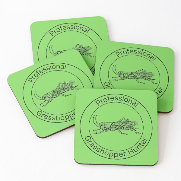 Item preview, Black Professional Grasshopper Hunter Badge designed and sold by PolishedPin.