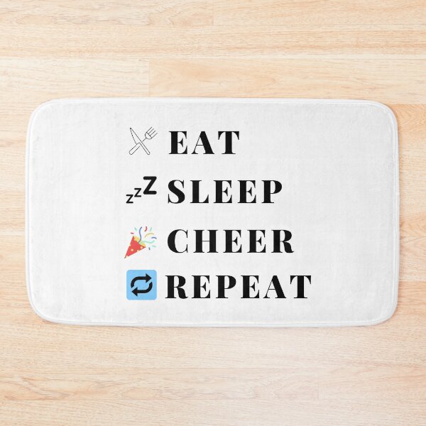 Item preview, Eat Sleep Cheer Repeat, Cool  designed and sold by KashifMohiuddin.