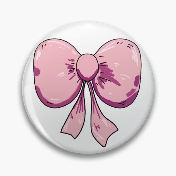 Item preview, Pink Bow Design with Black Outline designed and sold by Ellora  Roy.