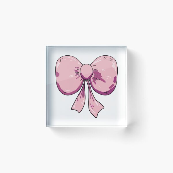 Item preview, Pink Bow Design with Black Outline designed and sold by Ellora  Roy.
