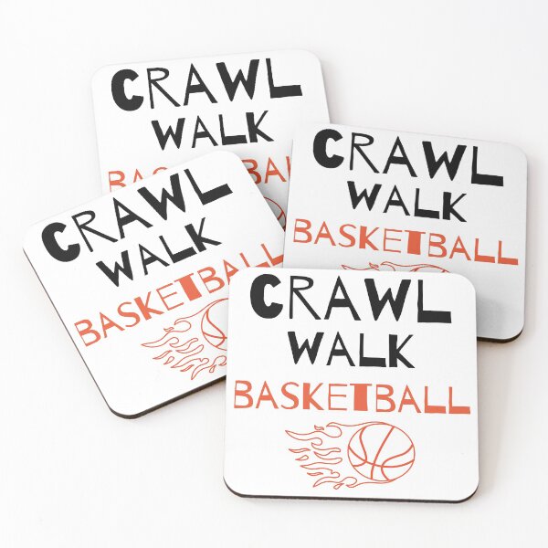 Item preview, Crawl Walk Basketball Cute Little Basketball Buddy designed and sold by CuteLovelyDesigns.