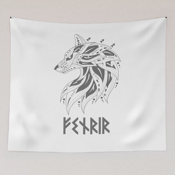 Item preview, fenrir viking norse mythology designed and sold by DOYOUEVENTREND.