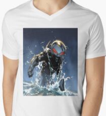 Black Manta Men's V-Neck T-Shirt