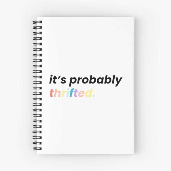 Item preview, it's probably thrifted pastel rainbow sticker designed and sold by rl2020.