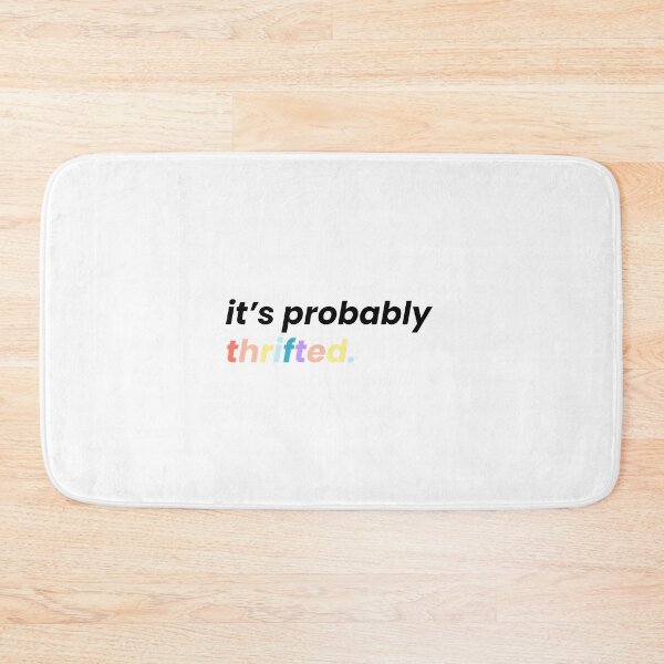 Item preview, it's probably thrifted pastel rainbow sticker designed and sold by rl2020.