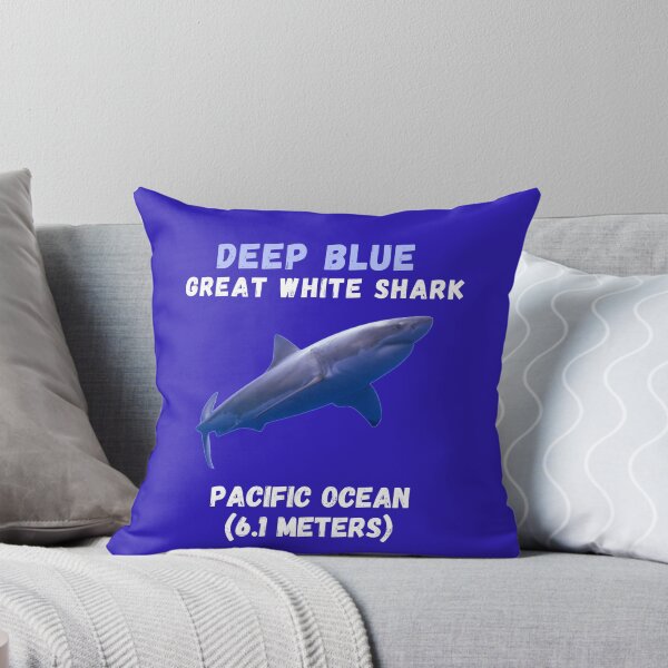 Item preview, Deep Blue Famous Great White Shark  designed and sold by MojaveTradePost.