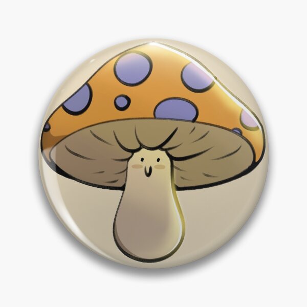 Item preview, Yellow Happy Mushroom designed and sold by blurryleedss.