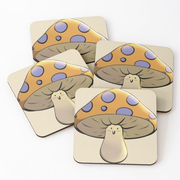 Item preview, Yellow Happy Mushroom designed and sold by blurryleedss.