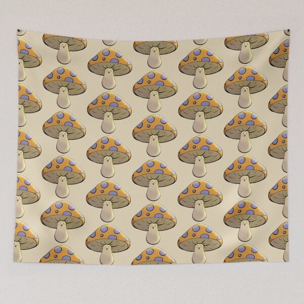 Item preview, Yellow Happy Mushroom designed and sold by blurryleedss.