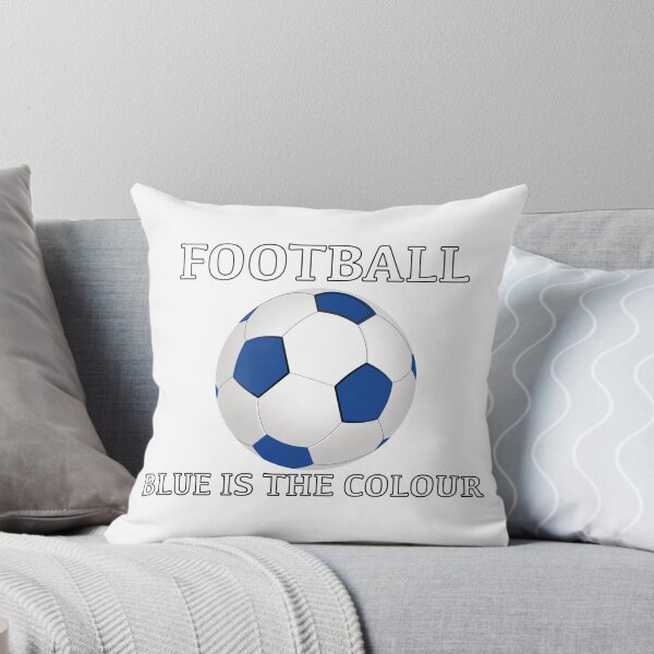 Aperçu de l'œuvre Match de football, le bleu est la couleur créée et vendue par BlessingDirect.