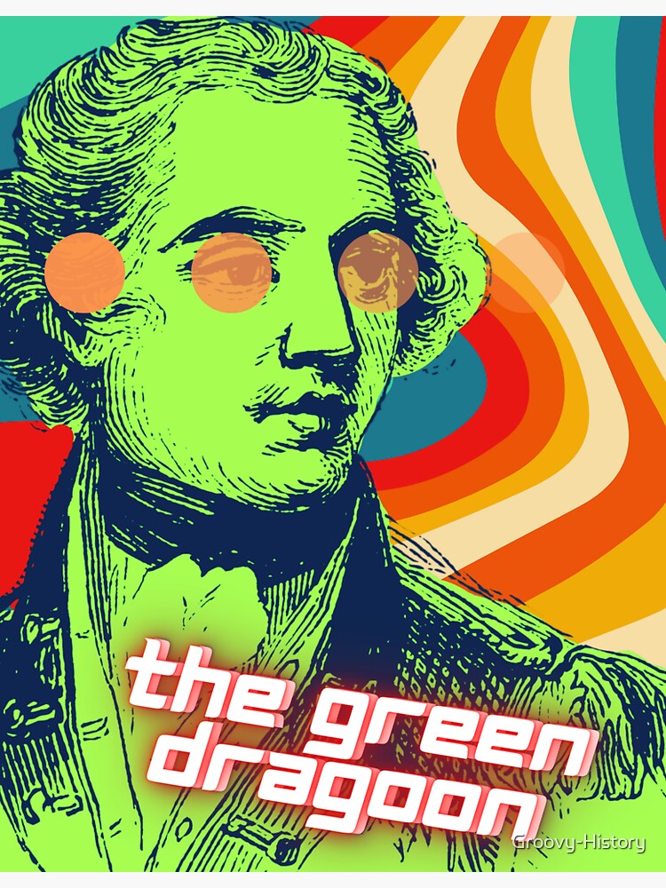 The Green Dragoon, Banastre Tarleton Sticker for Sale by Groovy-History