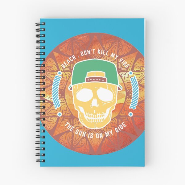 Item preview, Skull Beach universe 1 - Don't Kill my Vibe designed and sold by Palm-Pineapple.