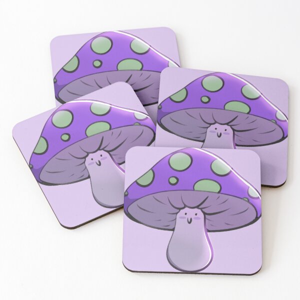 Item preview, Purple Happy Mushroom designed and sold by blurryleedss.