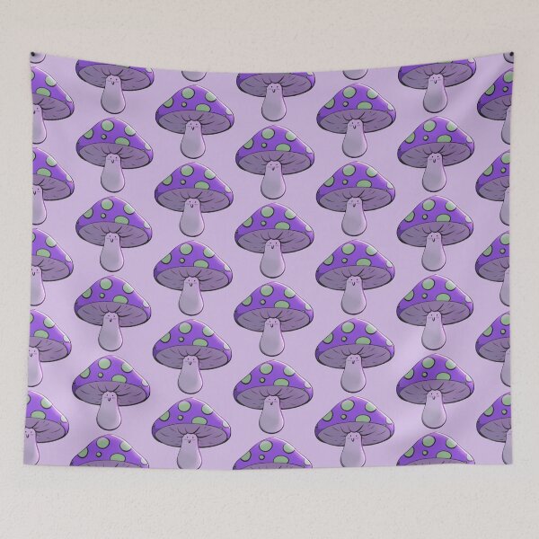 Item preview, Purple Happy Mushroom designed and sold by blurryleedss.