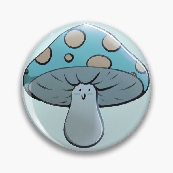 Item preview, Blue Happy Mushroom designed and sold by blurryleedss.