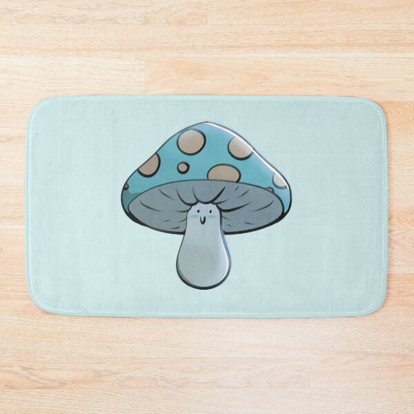 Item preview, Blue Happy Mushroom designed and sold by blurryleedss.