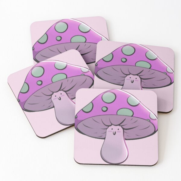 Item preview, Pink Happy Mushroom designed and sold by blurryleedss.