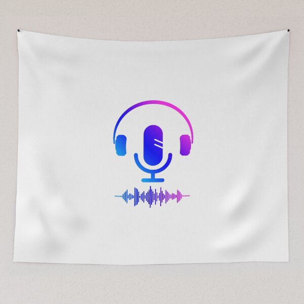 Item preview, Colorful Podcast logo designed and sold by Roy Store.