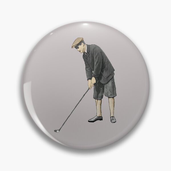 Item preview, Vintage Early 1900s Golfer Putting the Golf Ball URM designed and sold by urmaddad.