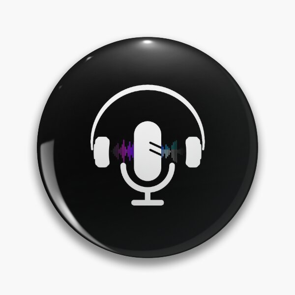 Item preview, Colorful Podcast logo with music wave designed and sold by Roy Store.