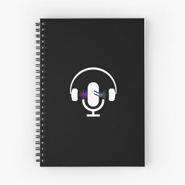 Item preview, Colorful Podcast logo with music wave designed and sold by Roy Store.