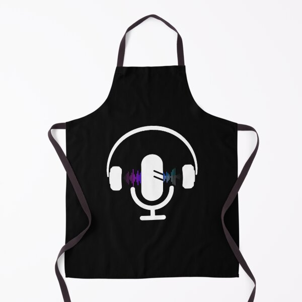 Item preview, Colorful Podcast logo with music wave designed and sold by Roy Store.