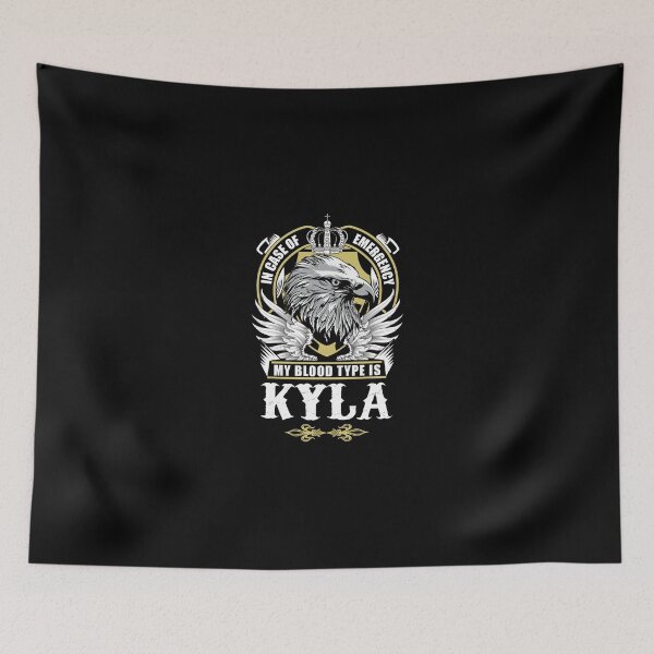 Item preview, Kyla Name T Shirt - In Case Of Emergency My Blood Type Is Kyla  Gift Item Tee designed and sold by allahamher.