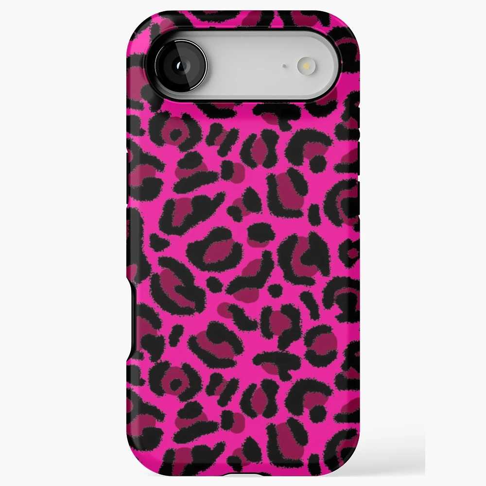 Hot Pink Y2K Aesthetic Leopard Print
