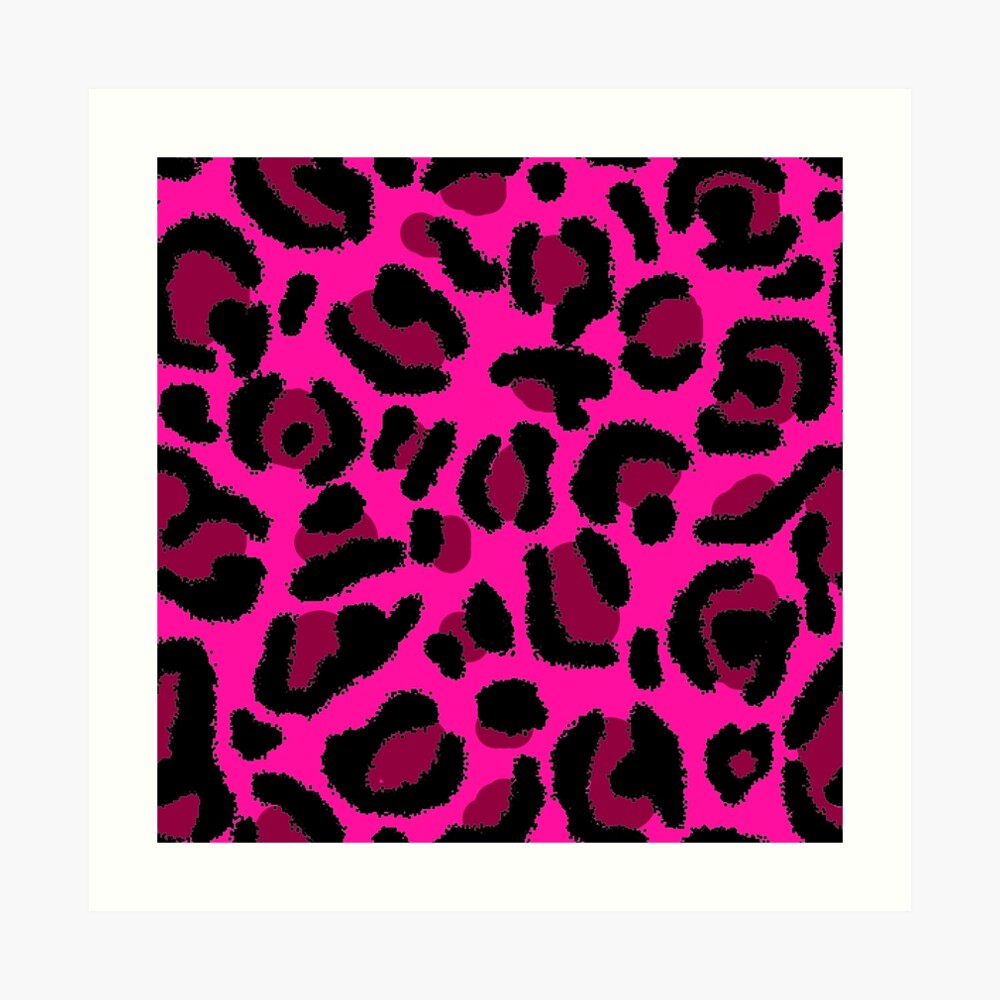 Society6 ケース Trendy Leopard Print Pattern Vivacious Pink aps,840x830,small,transparent-