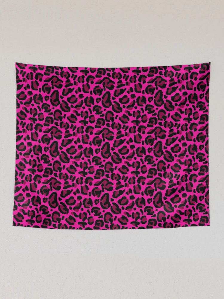 Society6 ケース Trendy Leopard Print Pattern Vivacious Pink Pink Leopard Print Pattern Wallpaper - Preppy Aesthetic