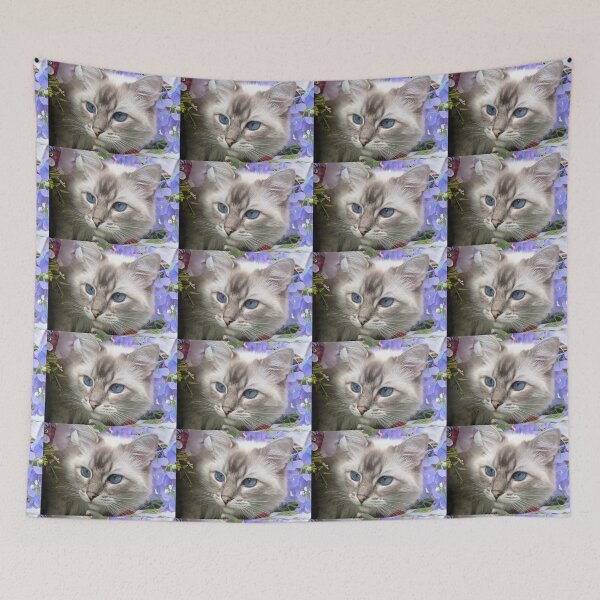 Item preview, Saoirse the lynx ragdoll cat designed and sold by Fluffycat2020.
