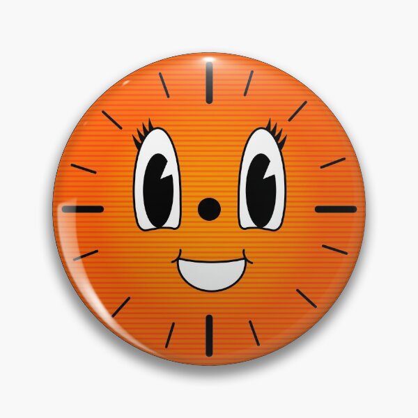 Item preview, Miss MINUTES Smile - Gradient Orange Screen Effect (Multiverse cartoon evil) designed and sold by frikybomb.