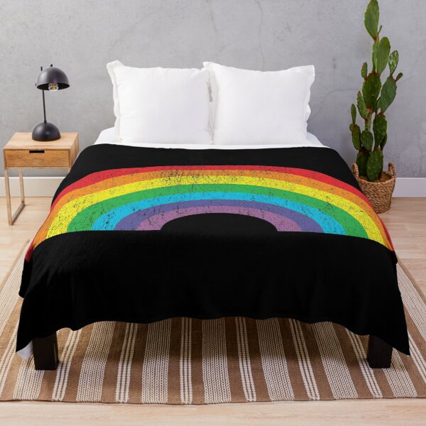 Item preview, Rainbow Gay Pride Flag LGBT Retro designed and sold by JustLivinLife.