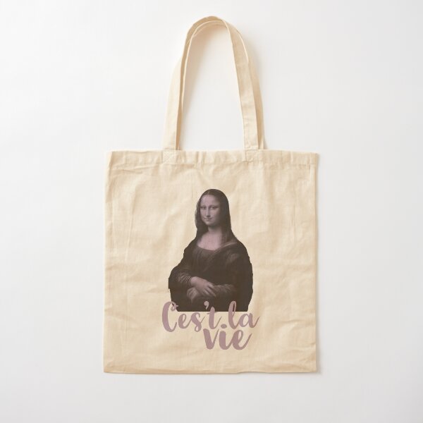 Mona Lisa Vintage Duffle Bag by Pop Alien