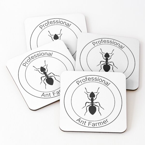 Item preview, Black Professional Ant Farmer Badge designed and sold by PolishedPin.