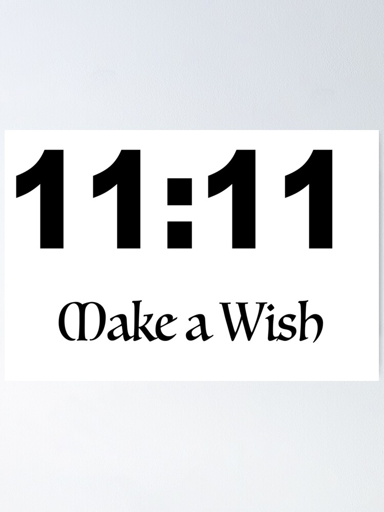 11:11 make a wish | Poster