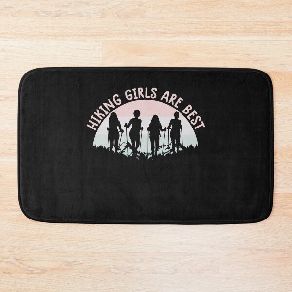 Item preview,  hiking girls are best hiking gift for hillwalking amateurs -funny woman's hiker - Casual hiking Girl  designed and sold by QUEEN-WIVER.