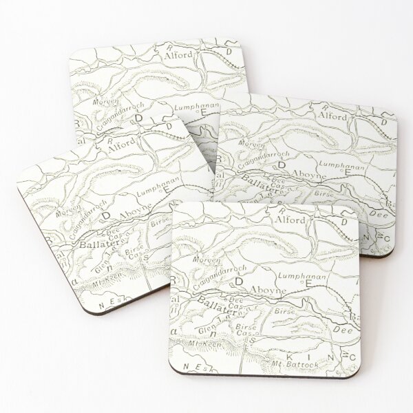 Item preview, ABOYNE & surrounding area map 1891 designed and sold by yourscotland.