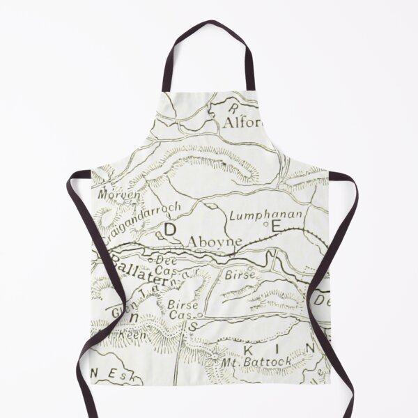 Item preview, ABOYNE & surrounding area map 1891 designed and sold by yourscotland.