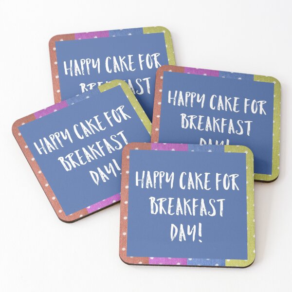 Item preview, Happy cake for breakfast day designed and sold by Tamm-art.