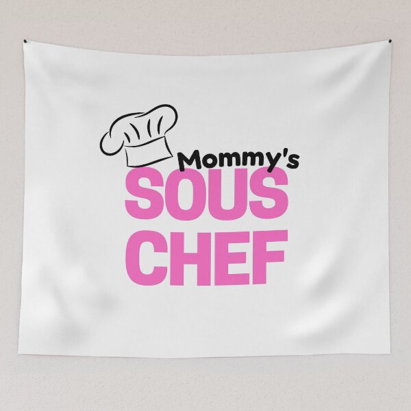 Aperçu de l'œuvre Sous-chef de maman, futur compagnon de cuisine créée et vendue par CuteLovelyDesigns.