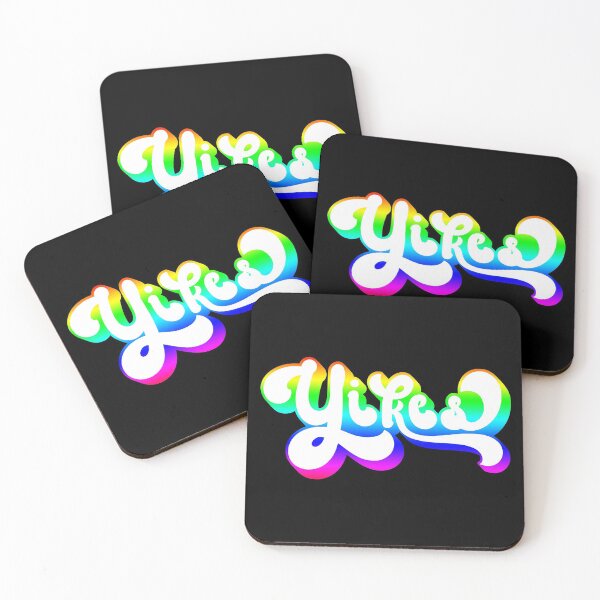 Item preview, Yikes Super Retro Rainbow Design designed and sold by Bumblefuzzies.