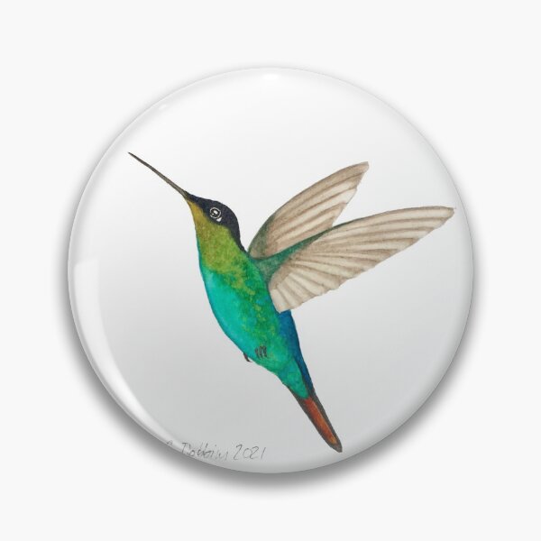 Item preview, Fiery-throated Hummingbird designed and sold by Christiane Dobbins.