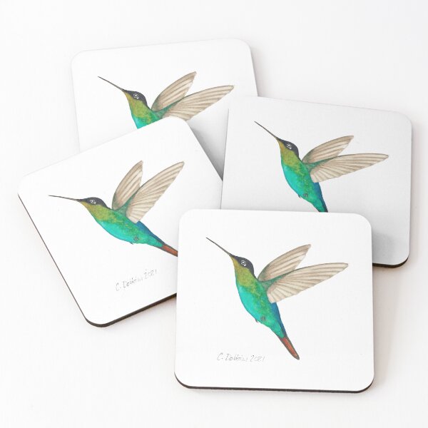 Item preview, Fiery-throated Hummingbird designed and sold by Christiane Dobbins.