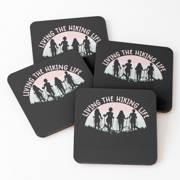 Item preview, living the hiking life gift for hiking girls -funny woman's hiker - Casual hiking Girl  designed and sold by QUEEN-WIVER.