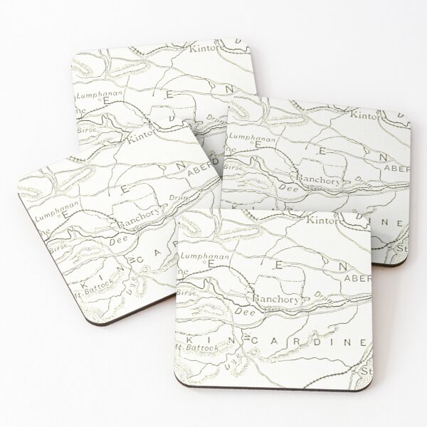 Item preview, BANCHORY & surrounding area map 1891 designed and sold by yourscotland.