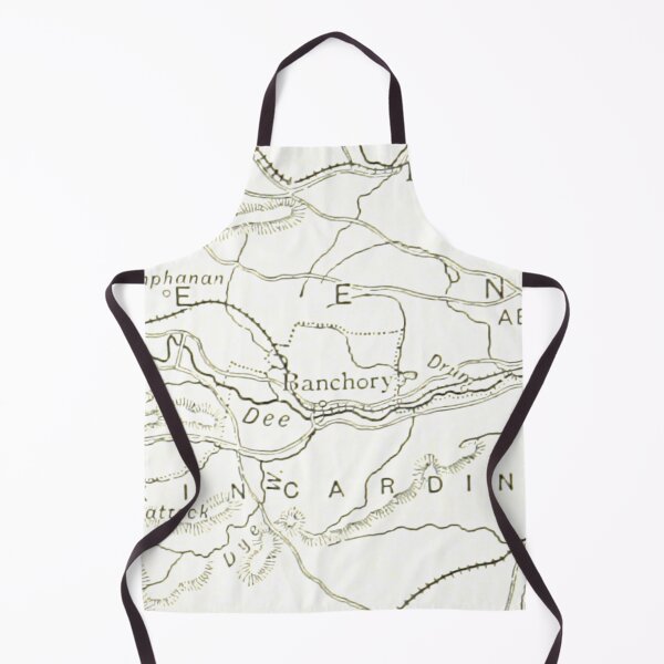 Item preview, BANCHORY & surrounding area map 1891 designed and sold by yourscotland.
