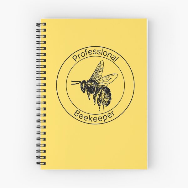 Item preview, Black Professional Beekeeper Badge designed and sold by PolishedPin.