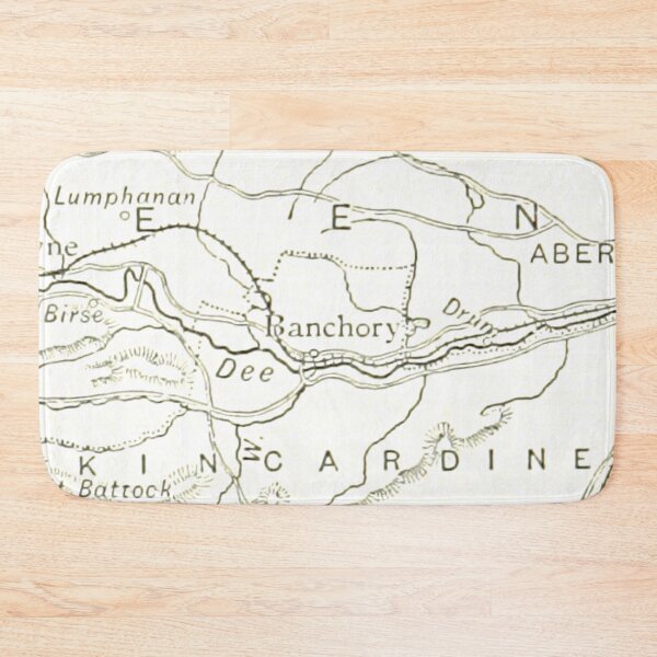 Item preview, BANCHORY & surrounding area map 1891 designed and sold by yourscotland.