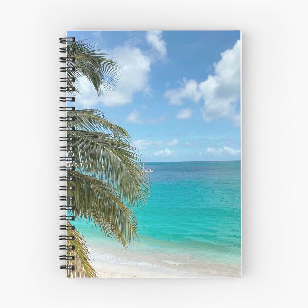 Item preview, Palm Leafs At The Beach With Beautiful Ocean designed and sold by Barolina.